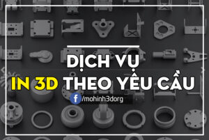 Dịch vụ in 3d rtheo yêu cầu