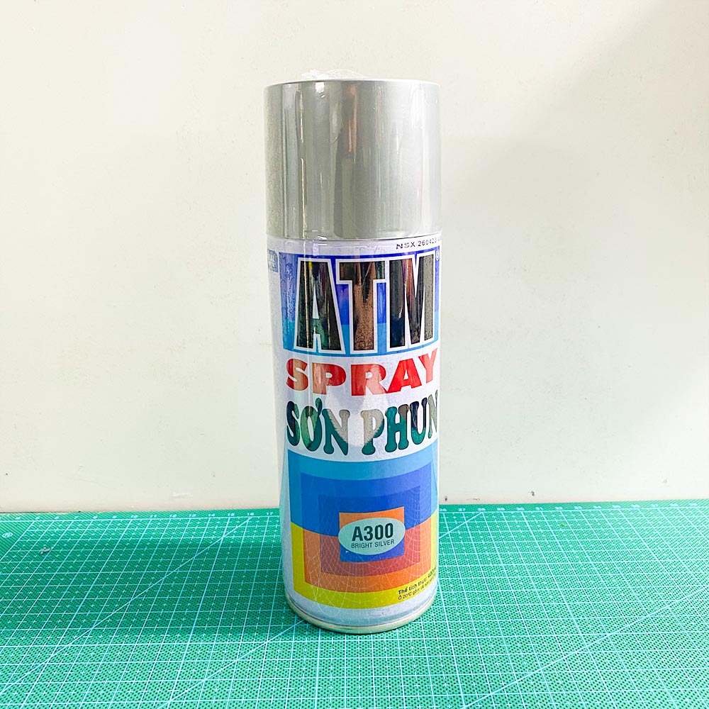 Sơn xịt ATM màu bạc A300